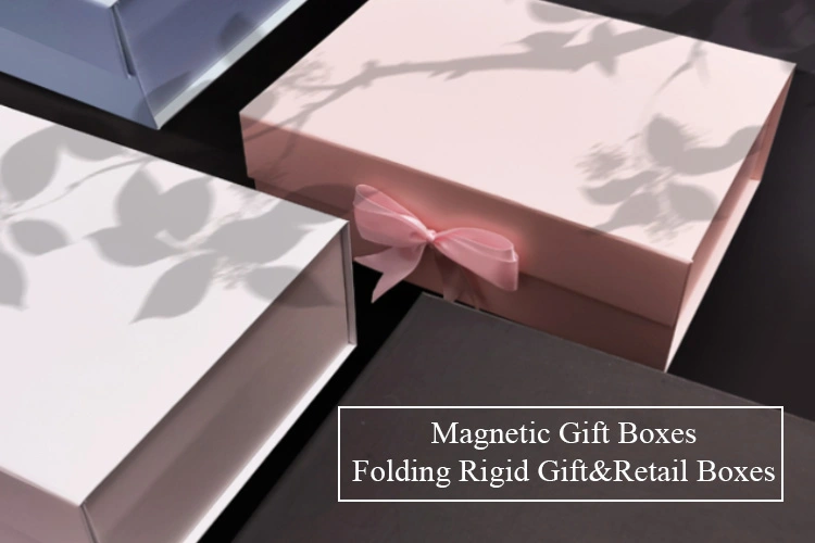 Deep Multiple Colors Luxury Rigid Cardboard Magnetic Closure Lid Gift Boxes