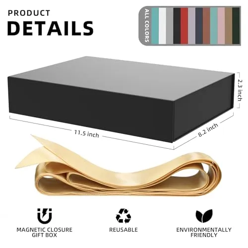 Foldable Magnetic And Rigid Lid Gift Boxes Luxury Packaging